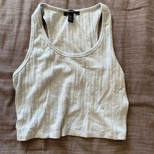 Forever 21 size XL crop top. Baby blue.
